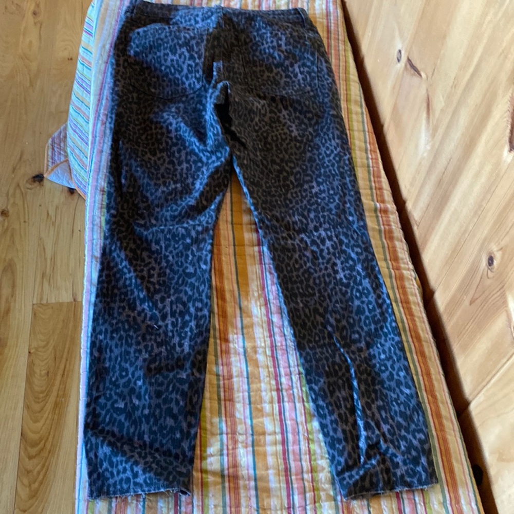 Jessica Simpson Adored High Rise Ankle Gray Leopard 27